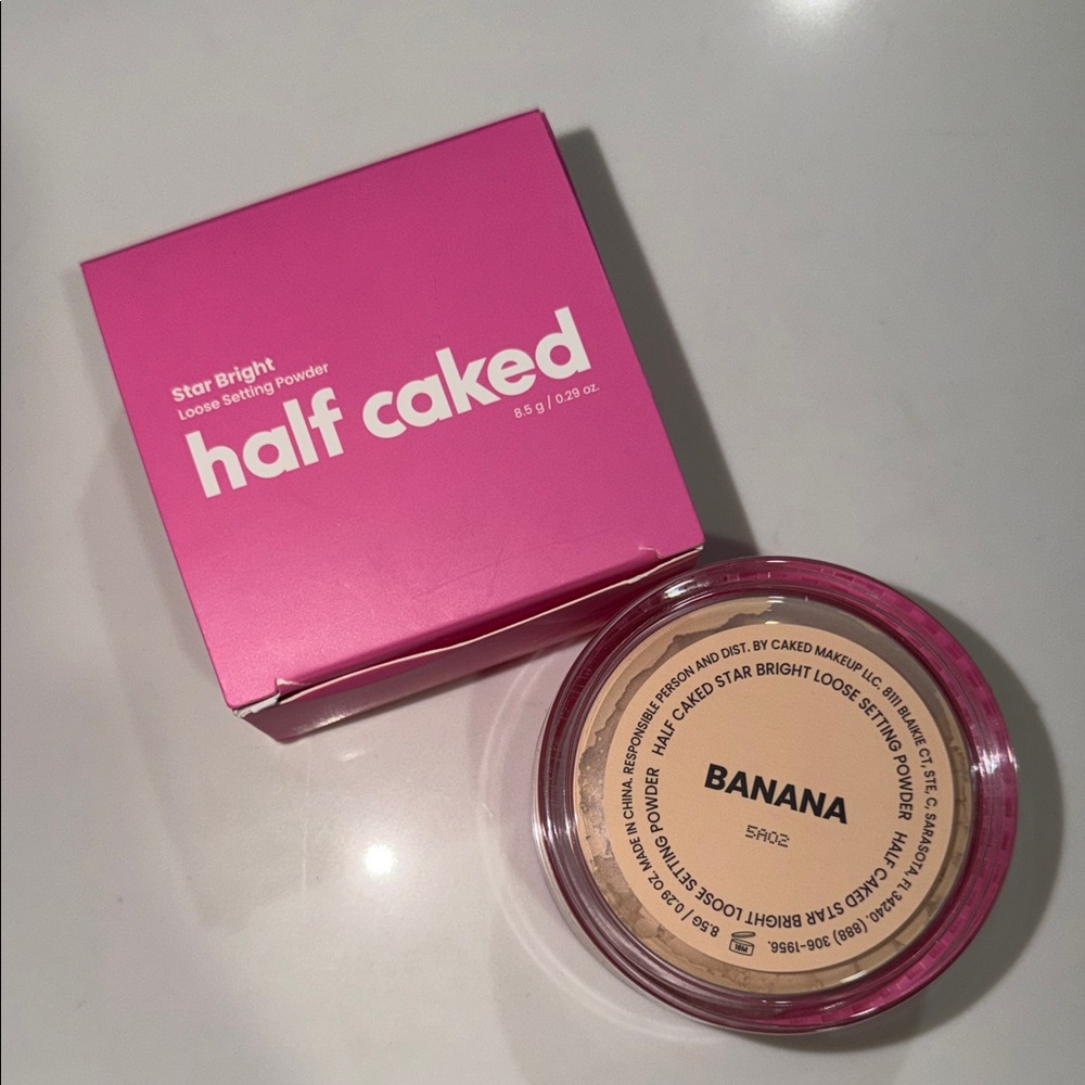 Half Caked Star Bright Loose Setting Powder - Banana